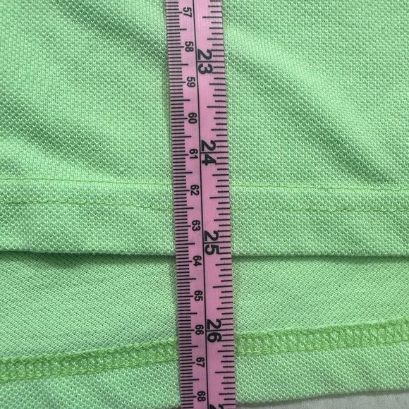 Ralph Lauren Golf Polo Men’s Shirt Sz.Large Lime Green Short‎ Sleeve Custom Fit - Picture 7 of 10